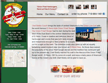 Tablet Screenshot of greenlinegrill.com